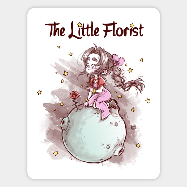 The Little Florist Magnet by Daisyart_lab